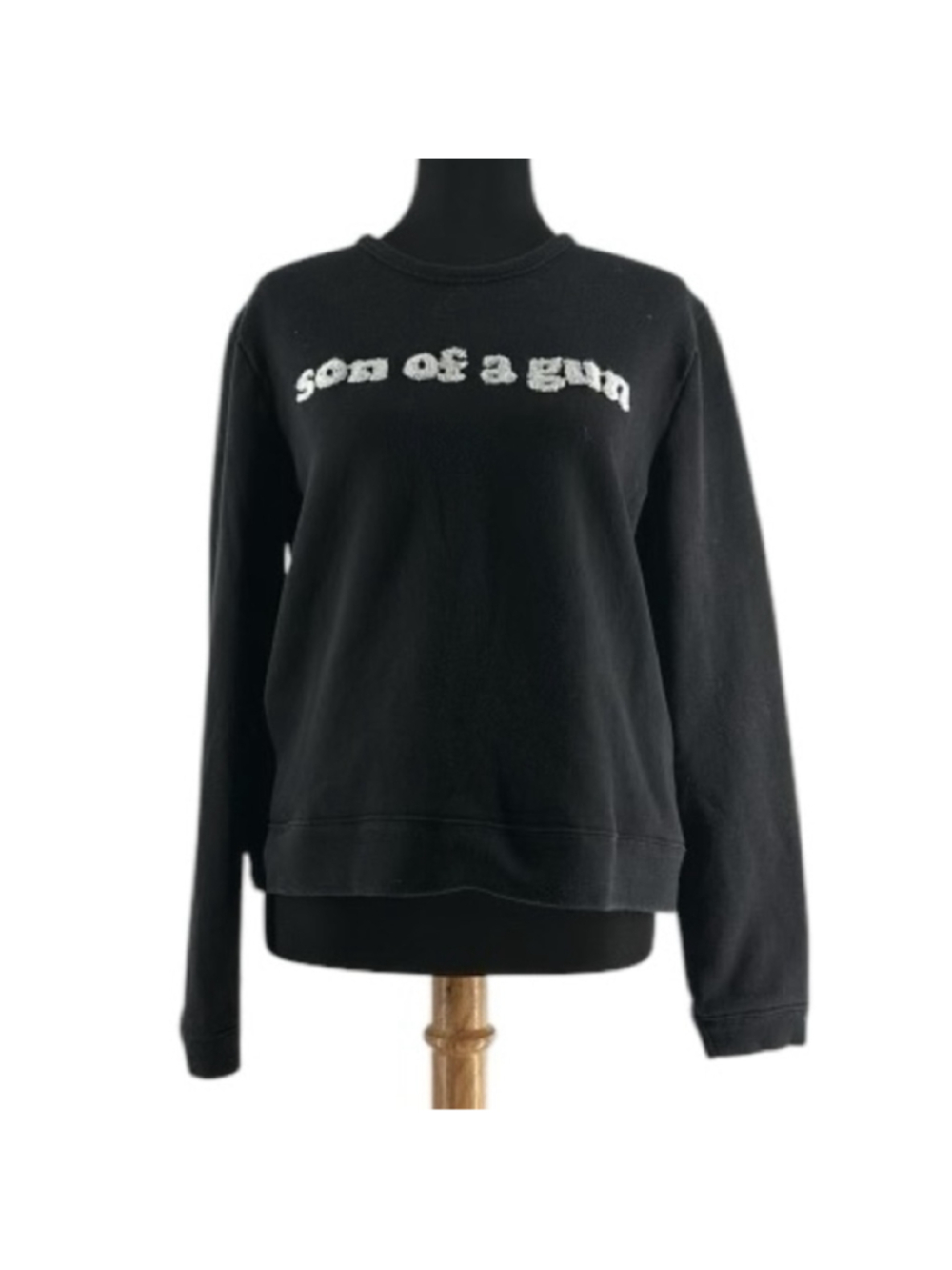Zoe Karssen crew neck sweatshirt son of a gun girl power lounge luxury sz lg C